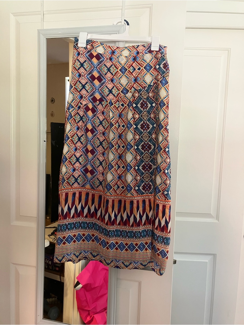 HD in Paris Multicolor Geometric Maxi Skirt